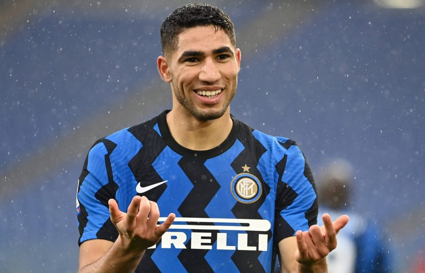 Shots to goal Hakimi's decisive goal
